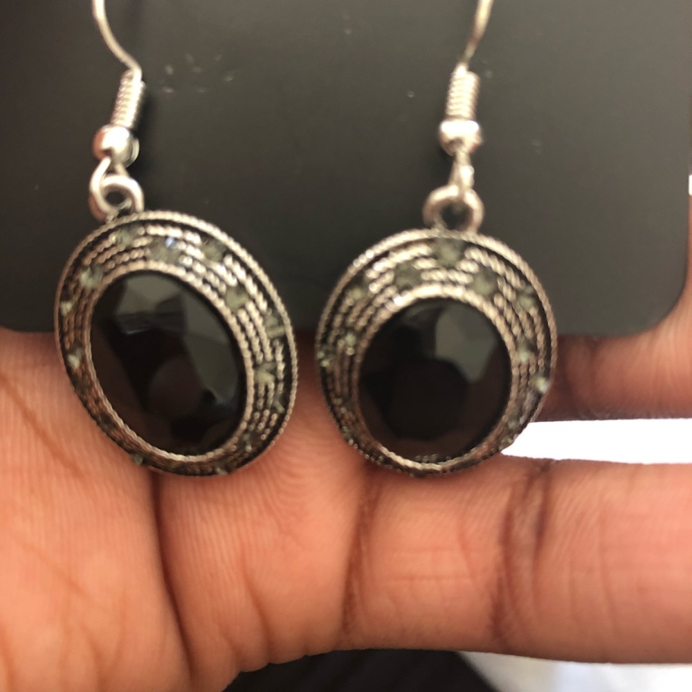 Black earrings